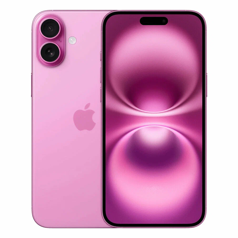 Смартфон Apple iPhone 16 128 ГБ, Dual: nano SIM + eSIM, Розовый (без RuStore)