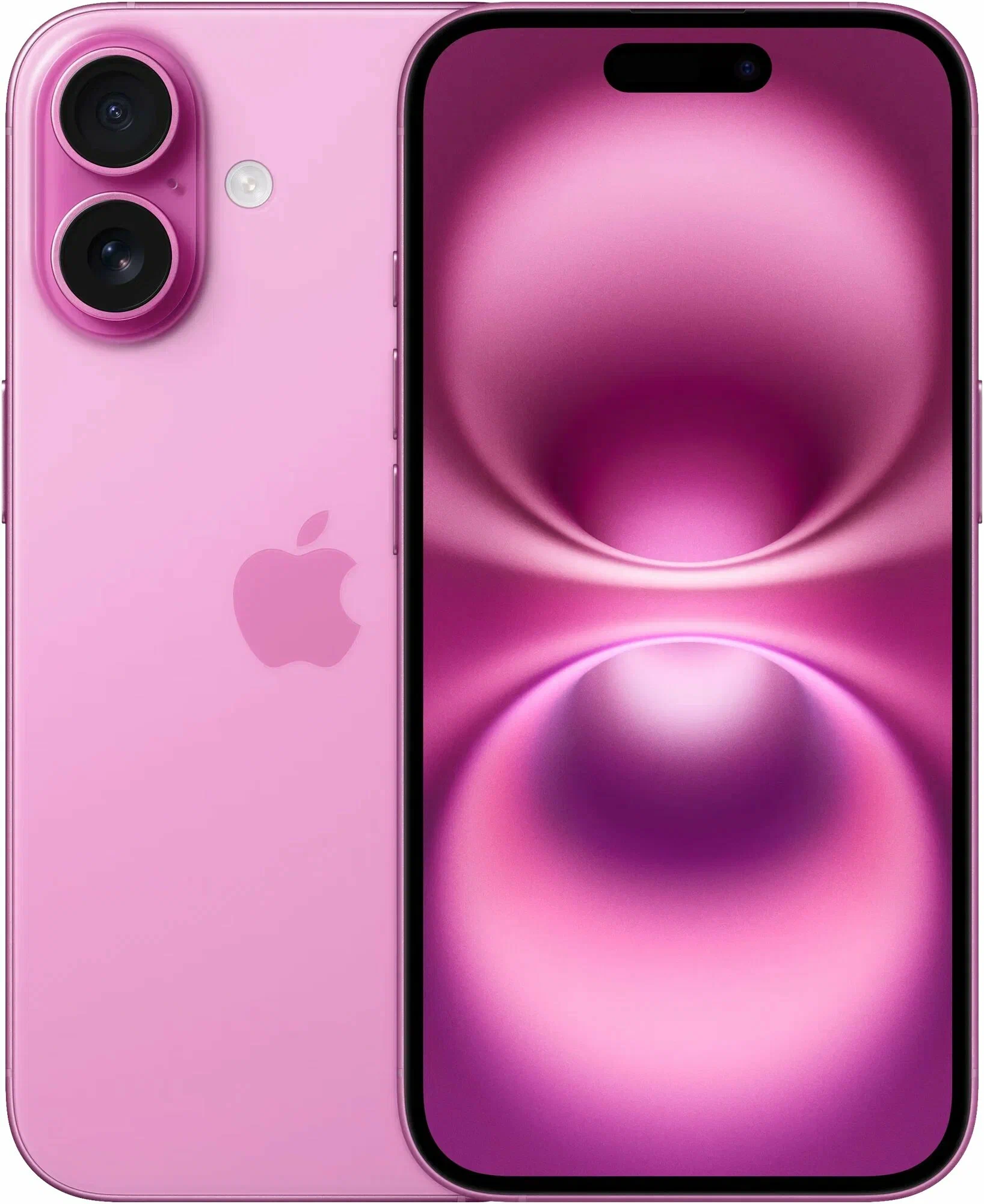 Смартфон Apple iPhone 16, 128ГБ Dual: NanoSim Pink (Розовый)