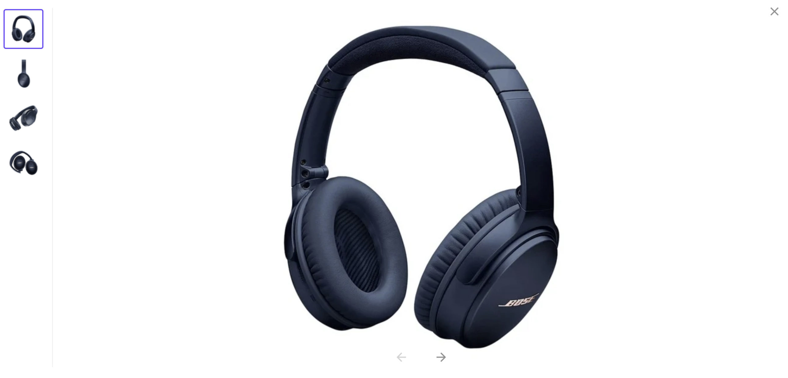 Беспроводные наушники Bose QuietComfort 35 II triple midnight